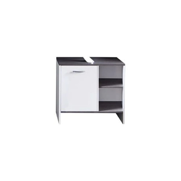 17 Stories Hillinck 60Cm W x 55Cm H x 28Cm D FreeStanding Bathroom
